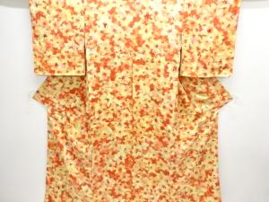 花模様小紋着物